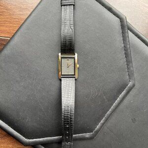 Vintage Retro Seiko Lassale 4N00-5329 Women's Tank Quartz Thin Dress Watch RARE!